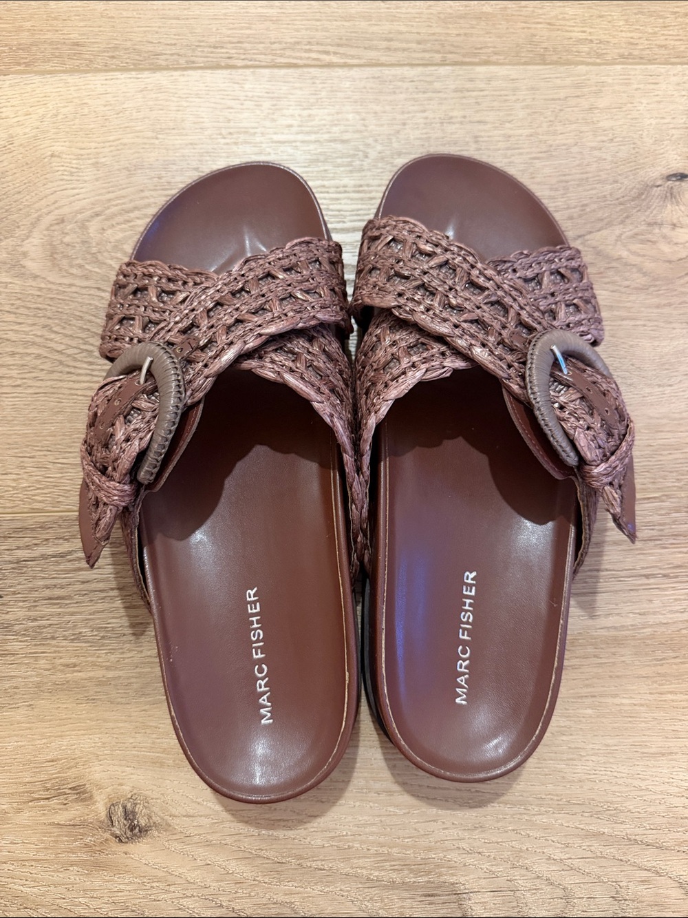 Mark Fisher Brown sandals- size 9